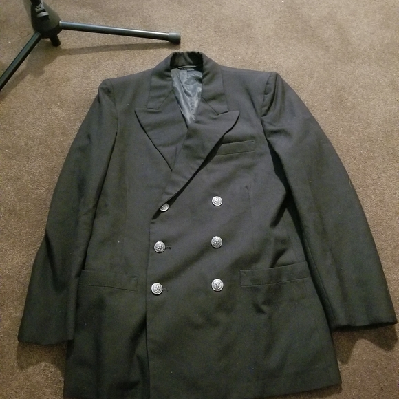 Black military vintage coat - Picture 6 of 7